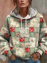 Bohème Boho Floral Art Imprimé Hoodie des femmes